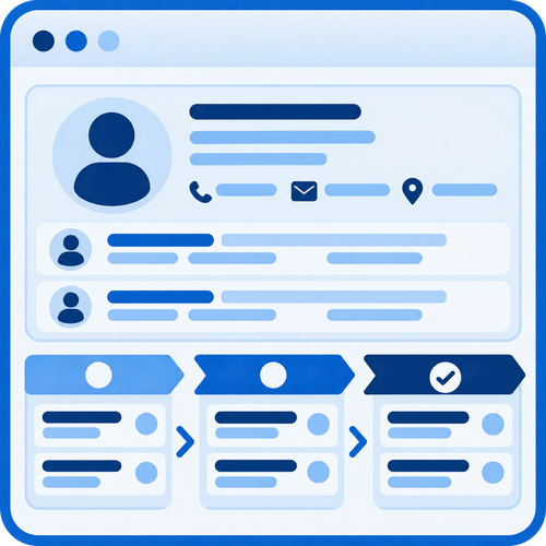 CRM Strategy & Implementation service icon – Beep Digital