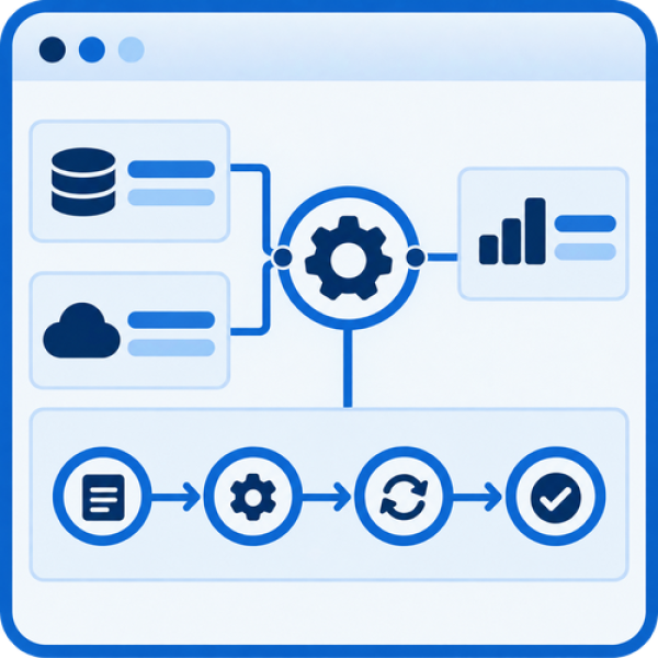 Icône du service Intégration de systèmes et automatisation – Beep Digital
