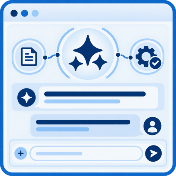 Icône du service Assistants IA et automatisation – Beep Digital